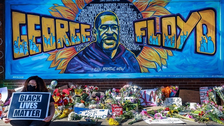 McCormack Racial Equity Task Force image of George Floyd Memorial