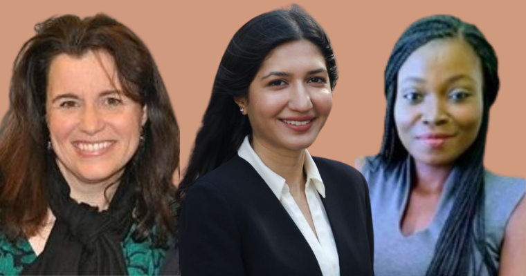 Susan Crandall, Samiya Khalid, and Rebecca Yemo (left to right)