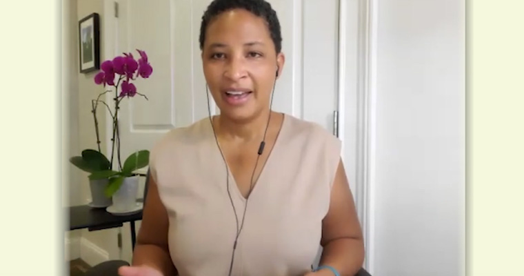 Danielle Allen speaks at virtual Fall Convocation